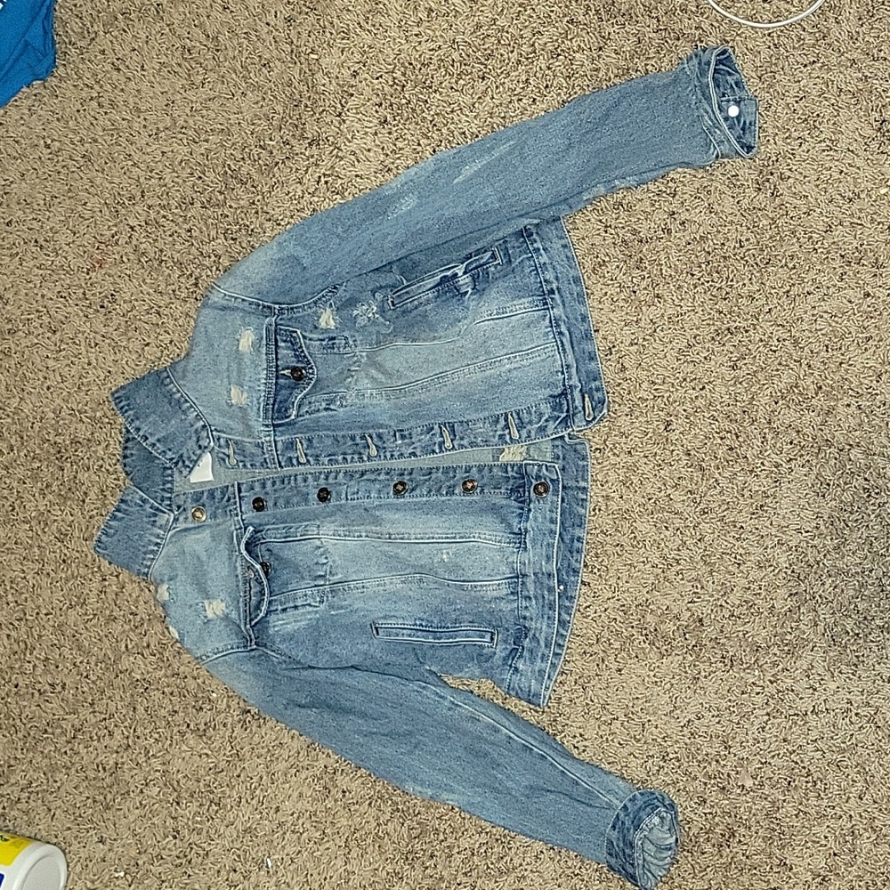 Distressed Jean Jacket